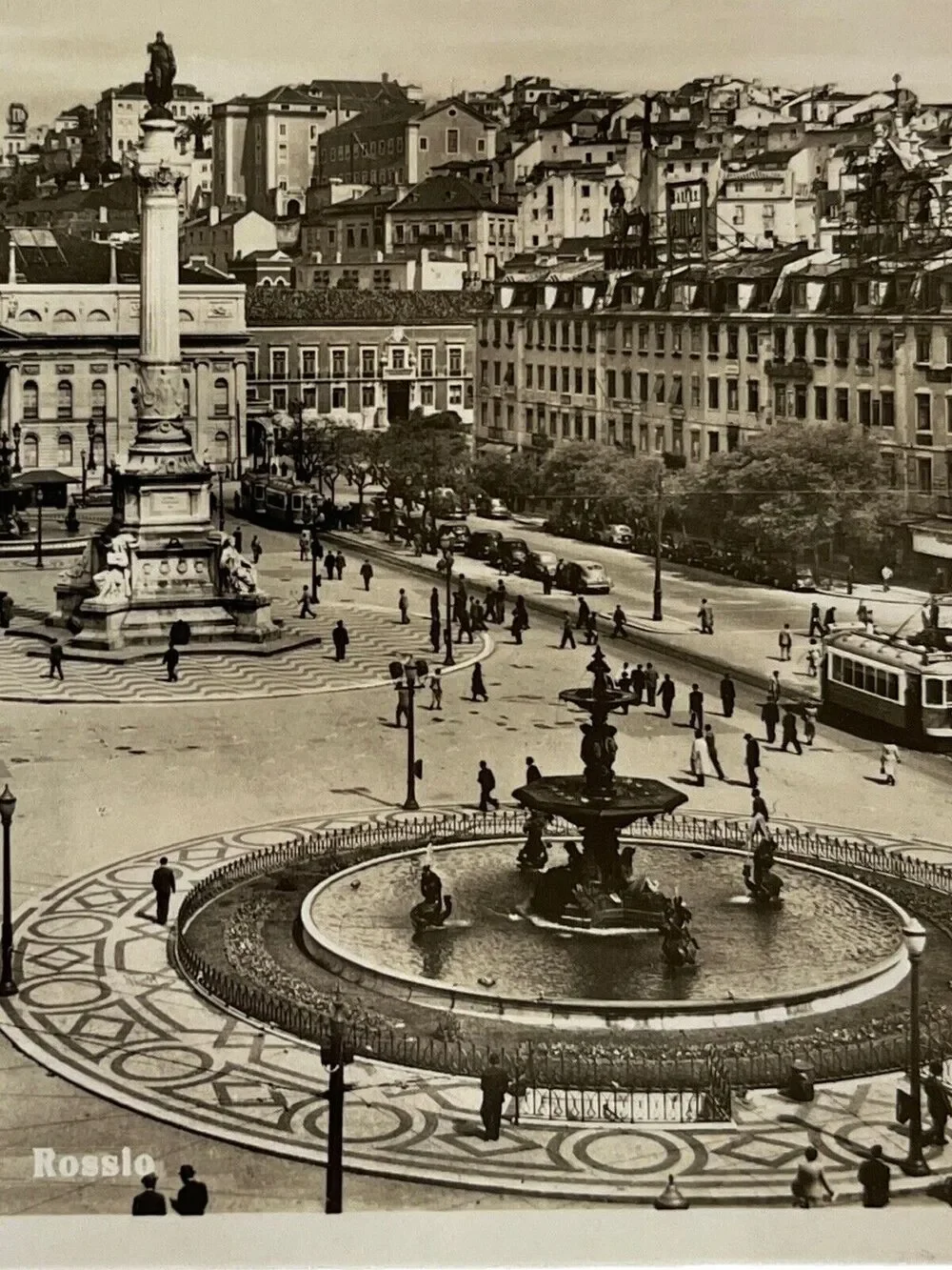 Vintage MId Century 1900s Ephemera RPPC Postcard Lisboa Portugal Franco Espana